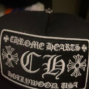 Chrome Hearts mesh trucker cap